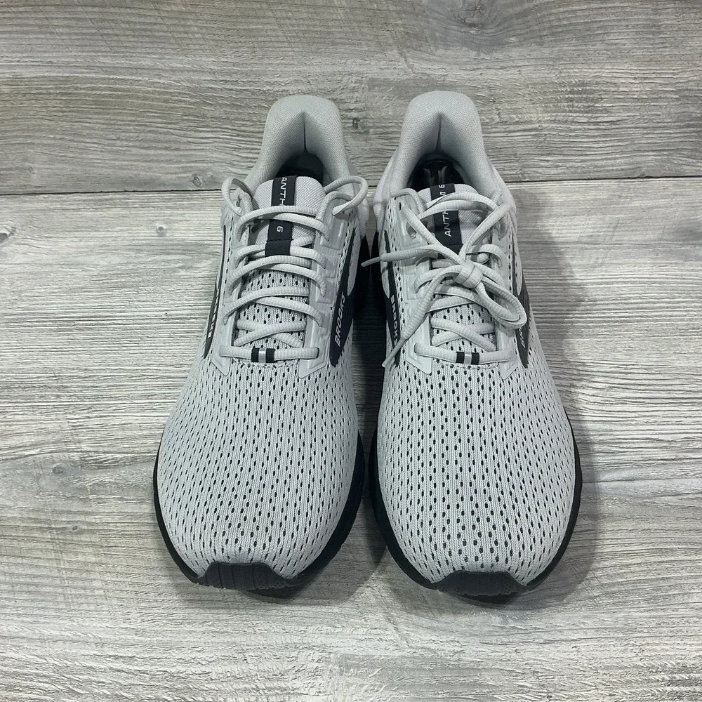 Brooks Anthem 6 Mens Running Shoes Sneakers Grey Black 1104141D085 Size 15 D